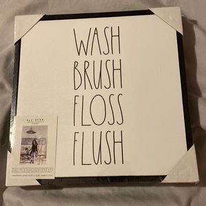 Rae Dunn Bathroom Canvas